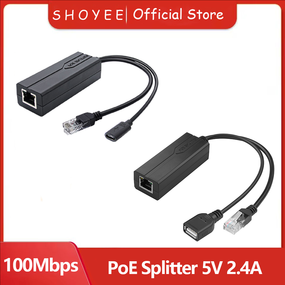 Power Over Ethernet - PoE 분배기 5V 2.4A USB Type