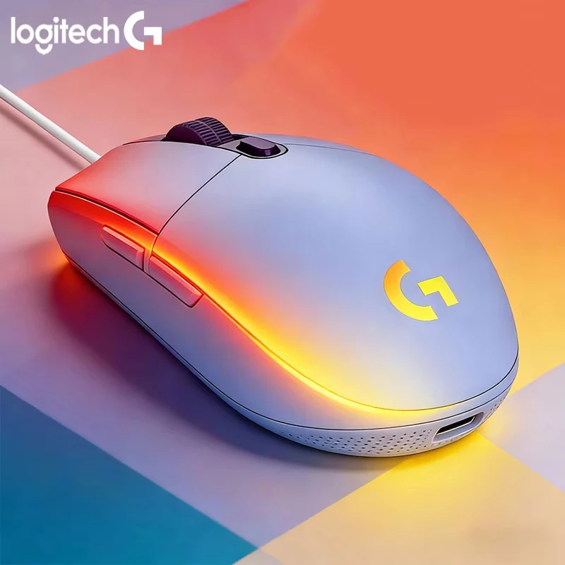 Logitech Mouse G203 - 로지텍 G203 라이트싱크 유선 게이밍 마우스,