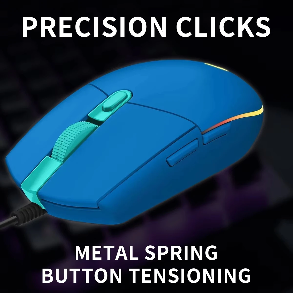로지텍 G203 RGB 게이밍 마우스, LIGHTSYN - Logitech Mouse G203 리뷰 및 가격