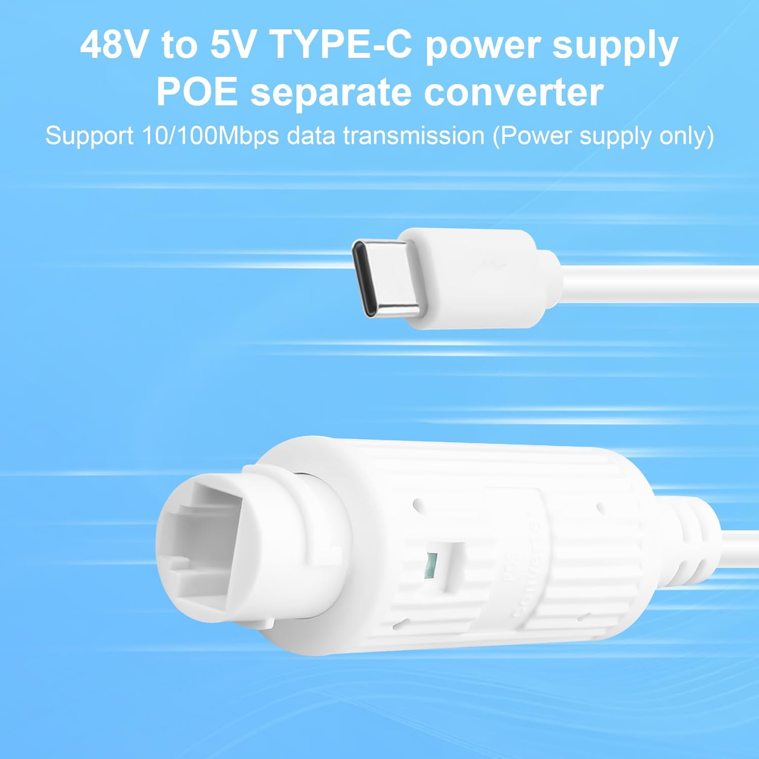 POE-USB-C 전원 변환기 RJ45 암-타입-C 수 - Power Over Ethernet 리뷰 및 가격