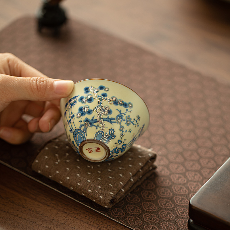 Jingdezhen 손으로 그린 ​​파란색 흰색 겨울의 - Office Technician 리뷰 및 가격
